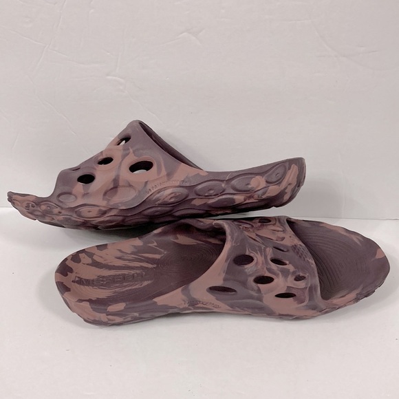 Merrell Hydro Slides Sandals Burgundy Purple Womens Size 9 - Picture 2 of 7